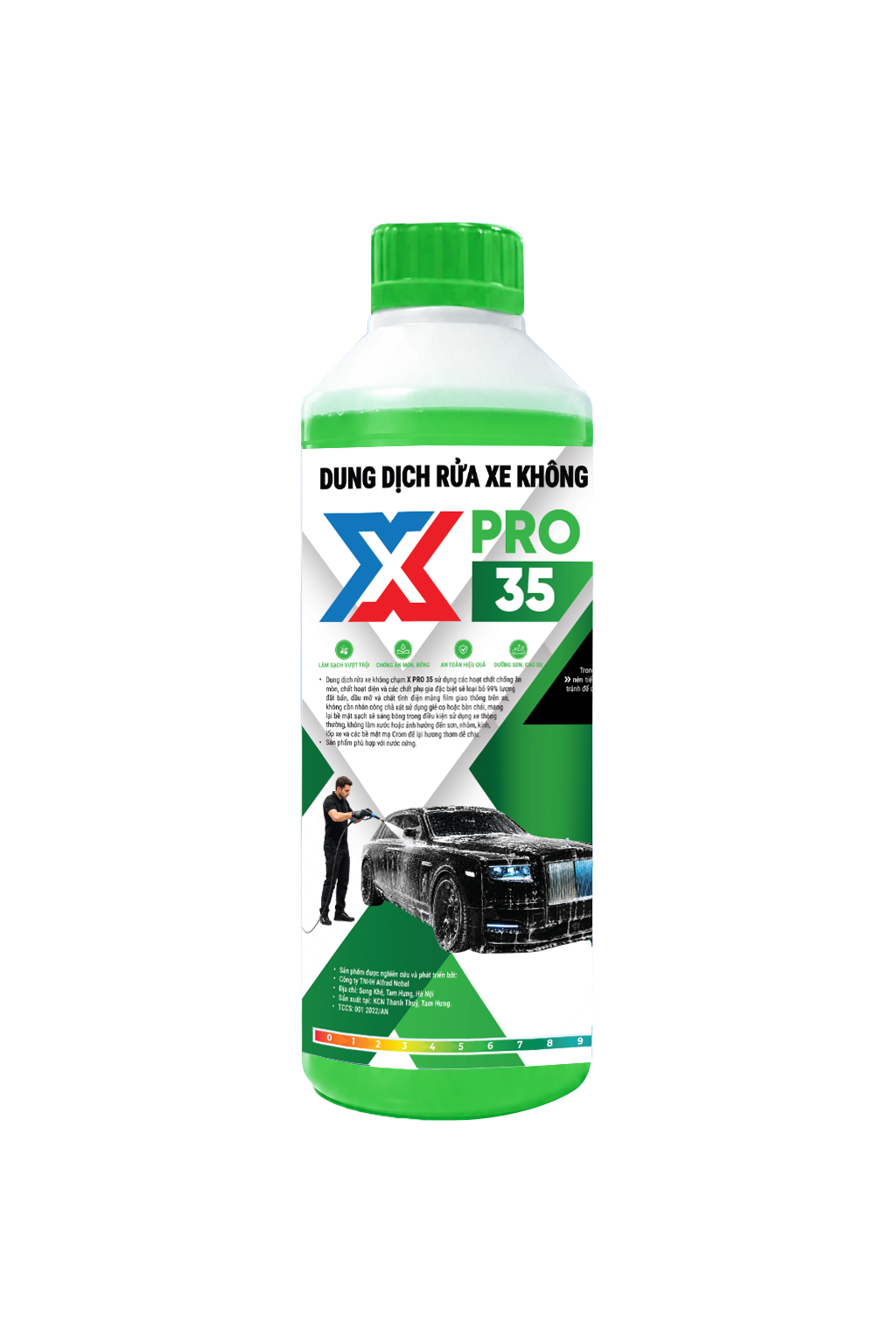 Dung Dịch Rửa Xe Không Chạm Đa Năng XPRO 35 | Mạnh Mẽ & Hiệu Quả
